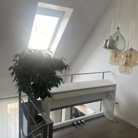Executive Maisonette Penthouse Loft, Rooftop Pool, Central Hannover And Direct Messe Connection Daire