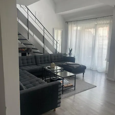 Daire Executive Maisonette Penthouse Loft, Rooftop Pool, Central Hannover And Direct Messe Connection